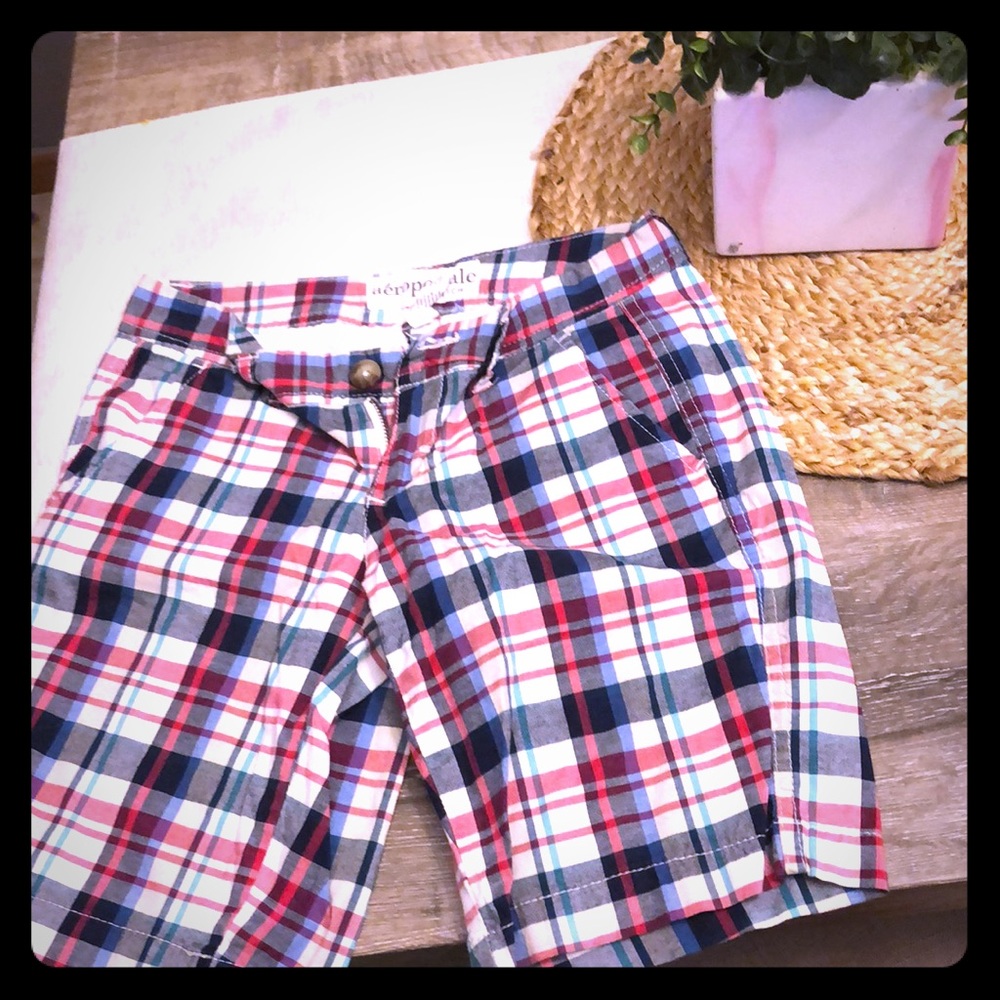 Plaid Bermuda Shorts